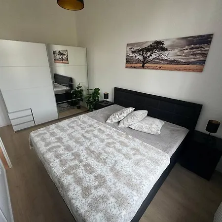 Apartment Mit Parkplatz Und Wifi Magdeburg Exterior photo