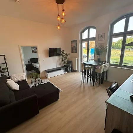 Apartment Mit Parkplatz Und Wifi Magdeburg Exterior photo